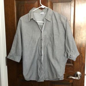 Splendid dolman style grey blouse